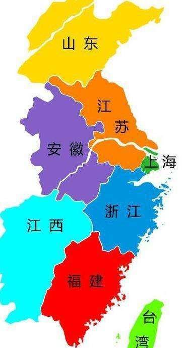 安徽江苏地图拼接图片