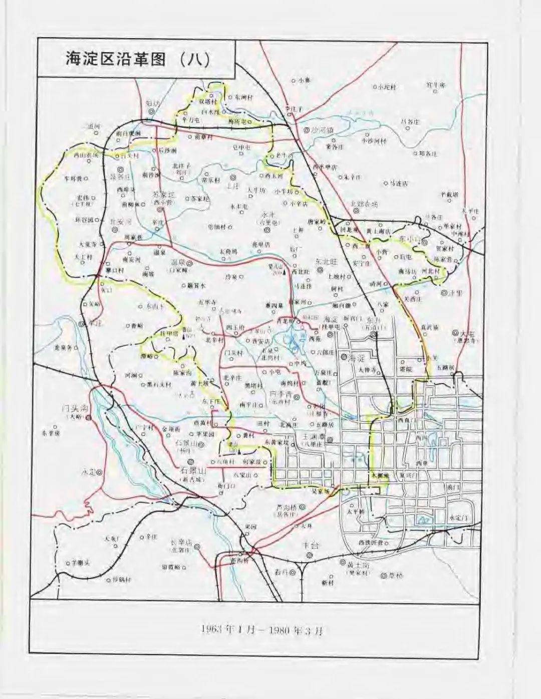 昌平区各镇地图图片