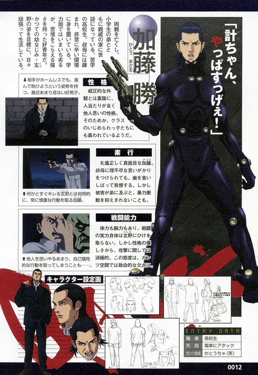 [杀戮都市][gantz manual][人设资料]