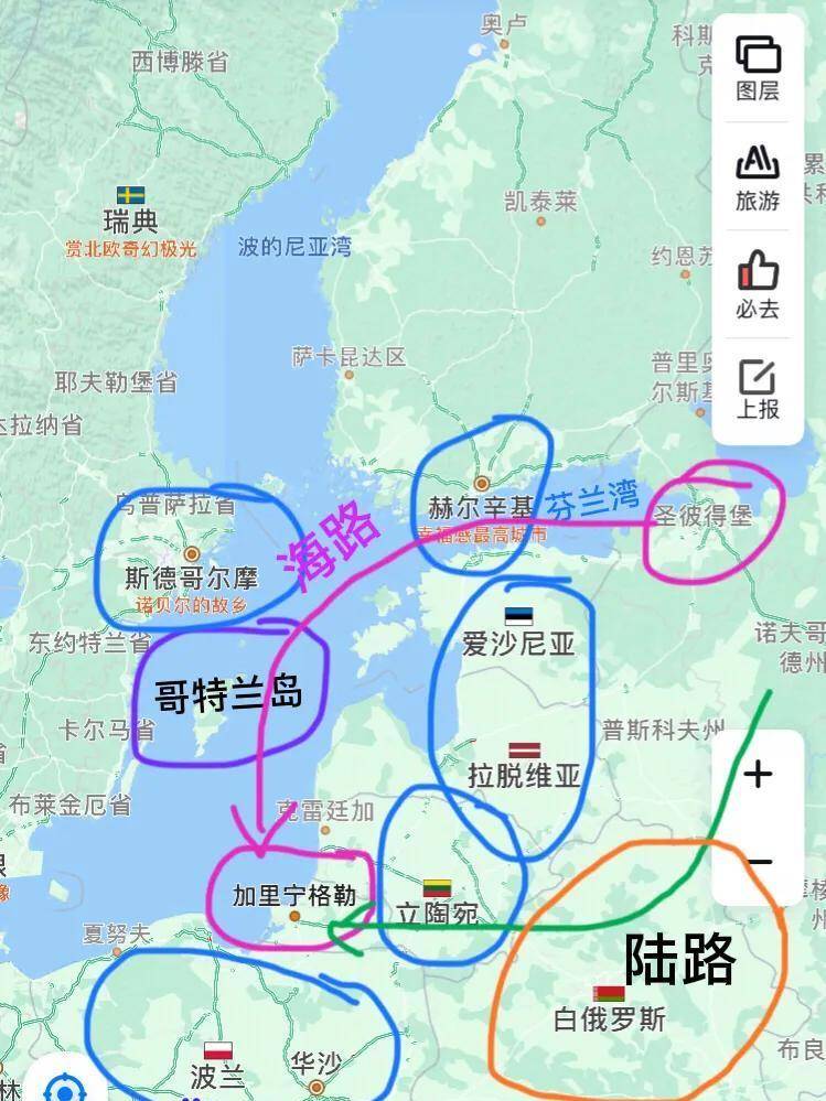 哥特兰岛地图图片