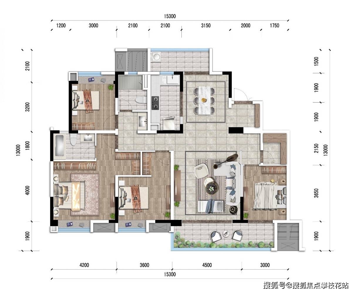 蓝绸带人才公寓户型图图片