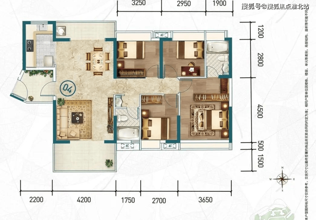 尚品雅居四期户型图图片