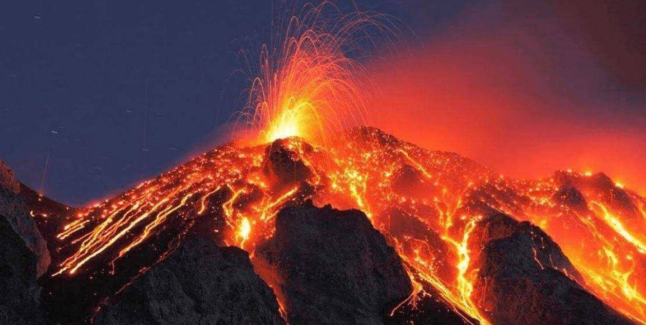 火山种类图片