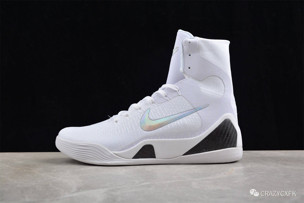nike kobe 9 elite high protro halo 纯白高帮耐克精英篮球鞋