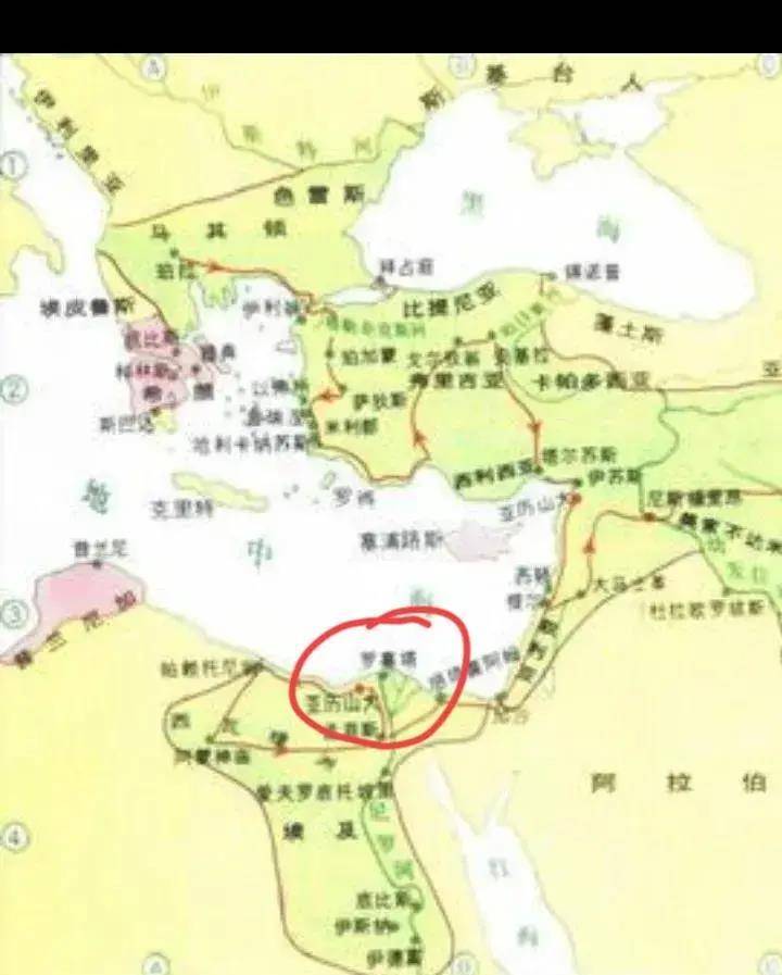 亚历山大统治地图图片