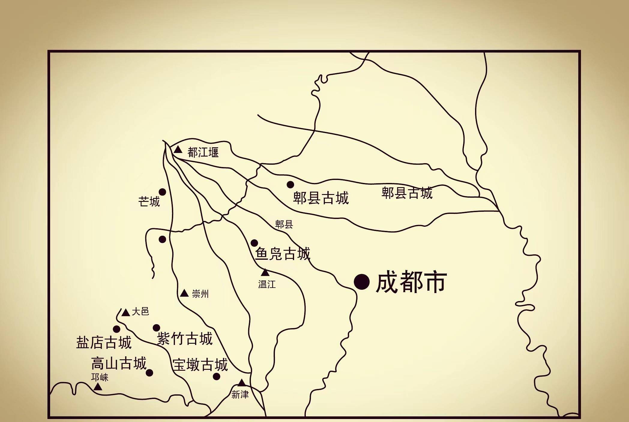 都江堰片区划分地图图片