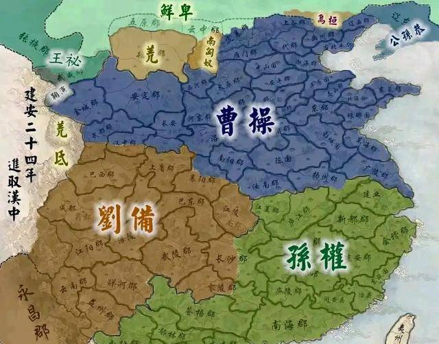 三国荆州地图 精确图片