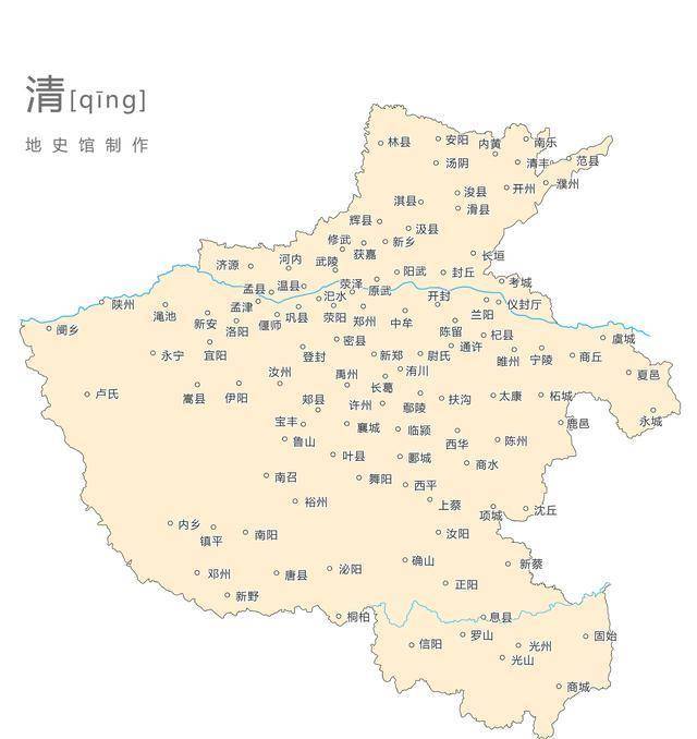 河南南北方地图图片