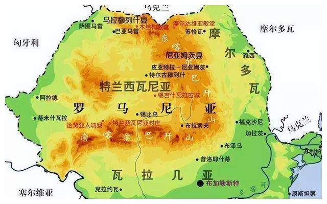 罗马尼亚地图 一战图片