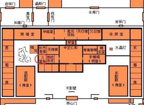 古代房屋室内布局图图片