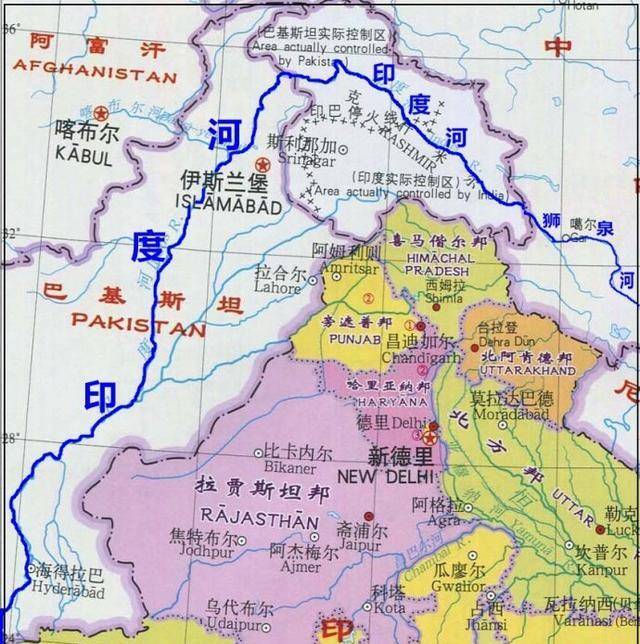 江—布拉马普特拉河是恒河最大的支流,流经中国,印度和孟加拉国注入