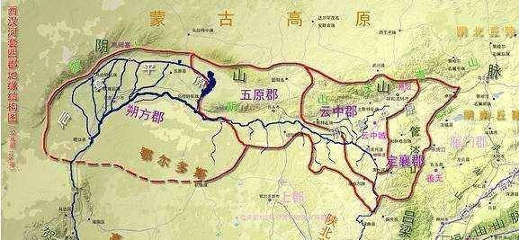 汉武帝则又在旁边扩建了一座五原城,并将九原郡更名为五原郡.