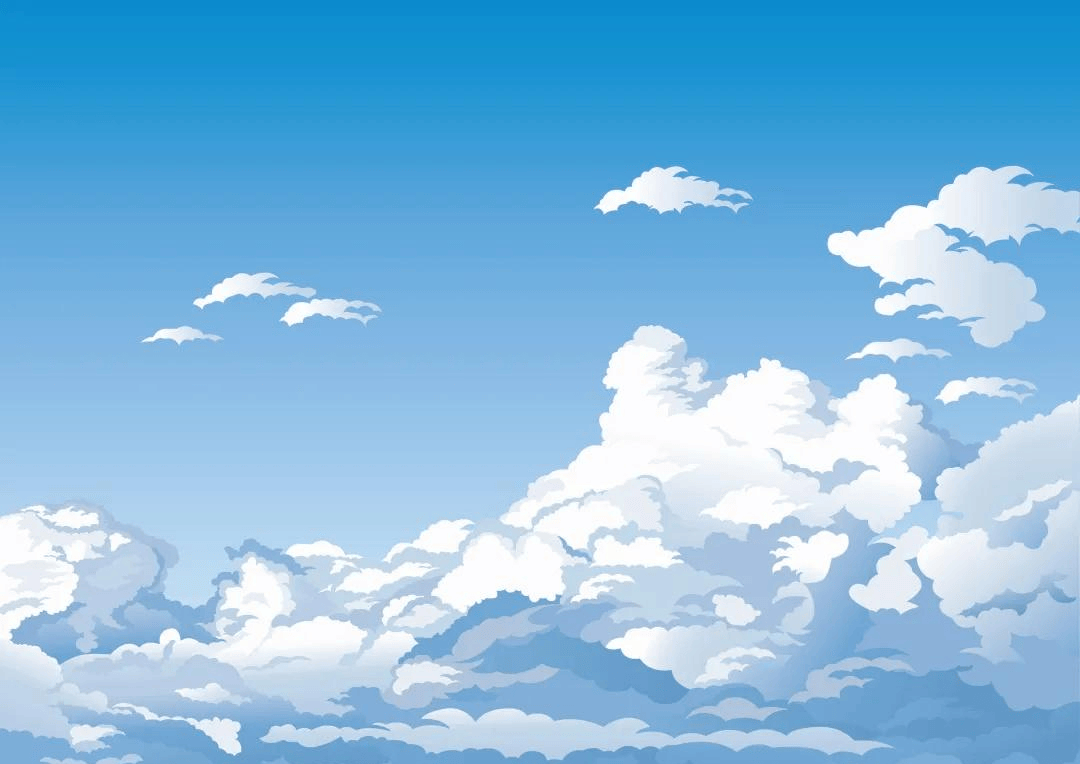 【清彩画影教育】动漫风格的天空色调,与你共赏夏天的浪漫