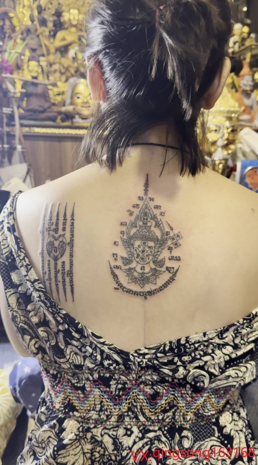 泰国刺符是泰国独有的一种纹身艺术,其中 "龙刺符" 具有丰富寓意