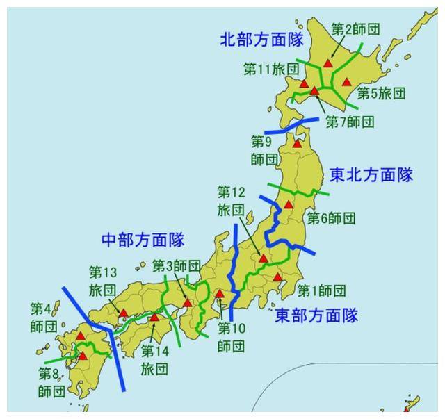 初中地理日本地图图片