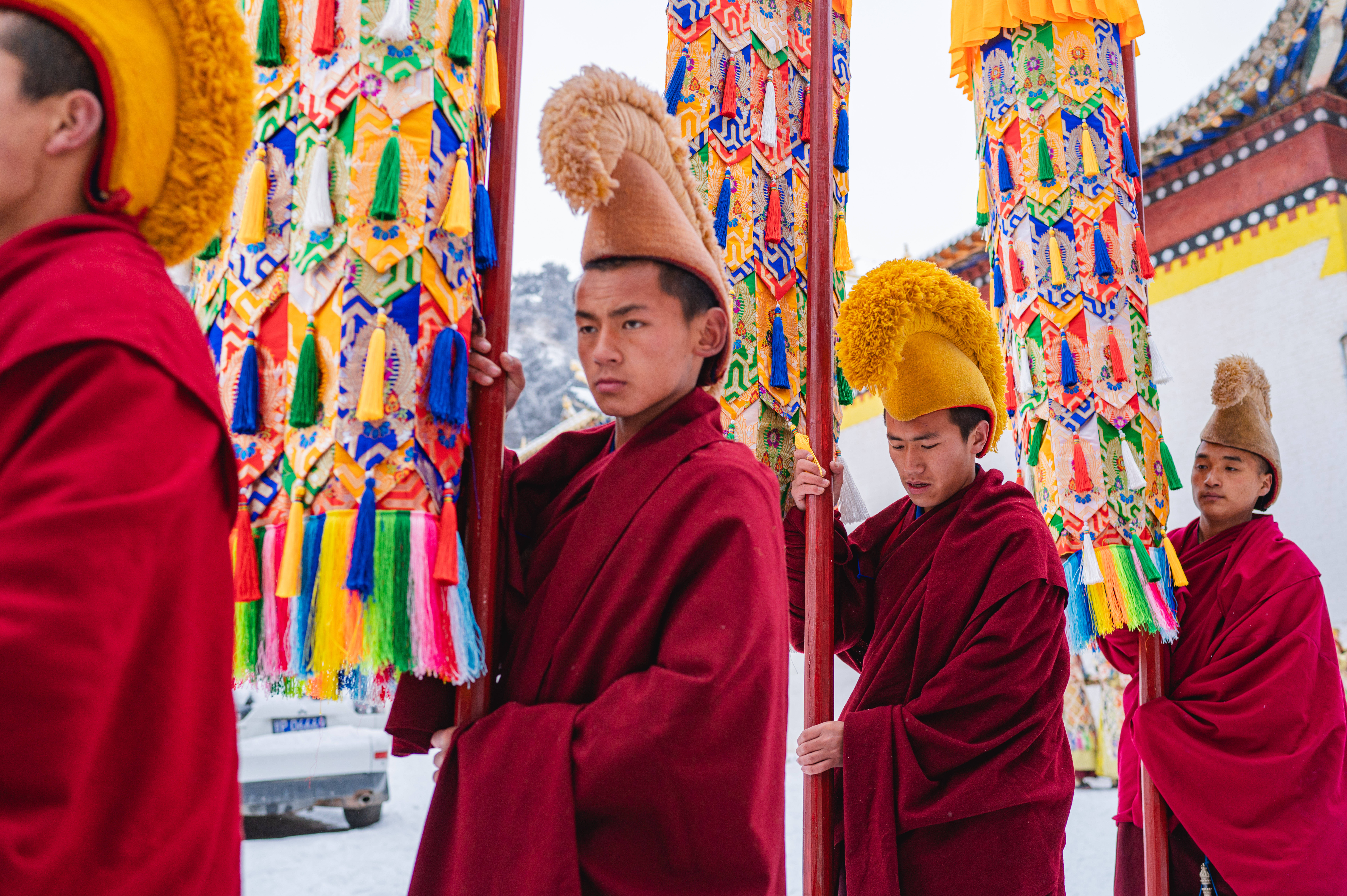 一场跨越山河的震撼之旅:亲赴甘南郎木寺晒佛节现场