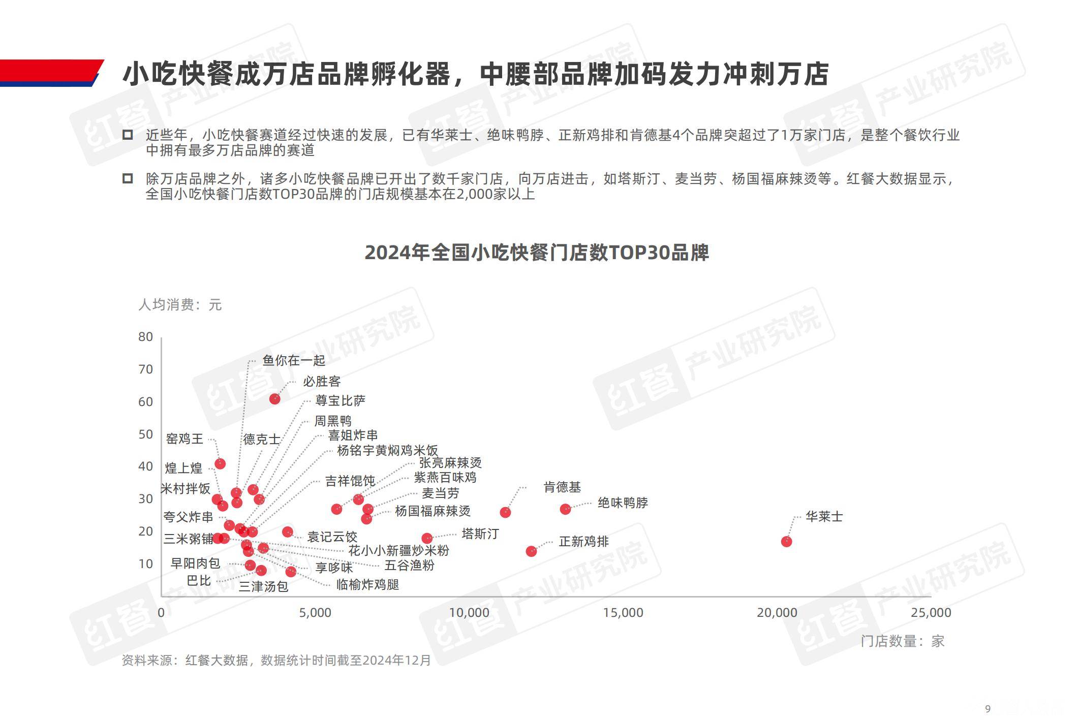 红餐产业研究院：2024年小吃快餐品类发展报告，细分赛道概况分析