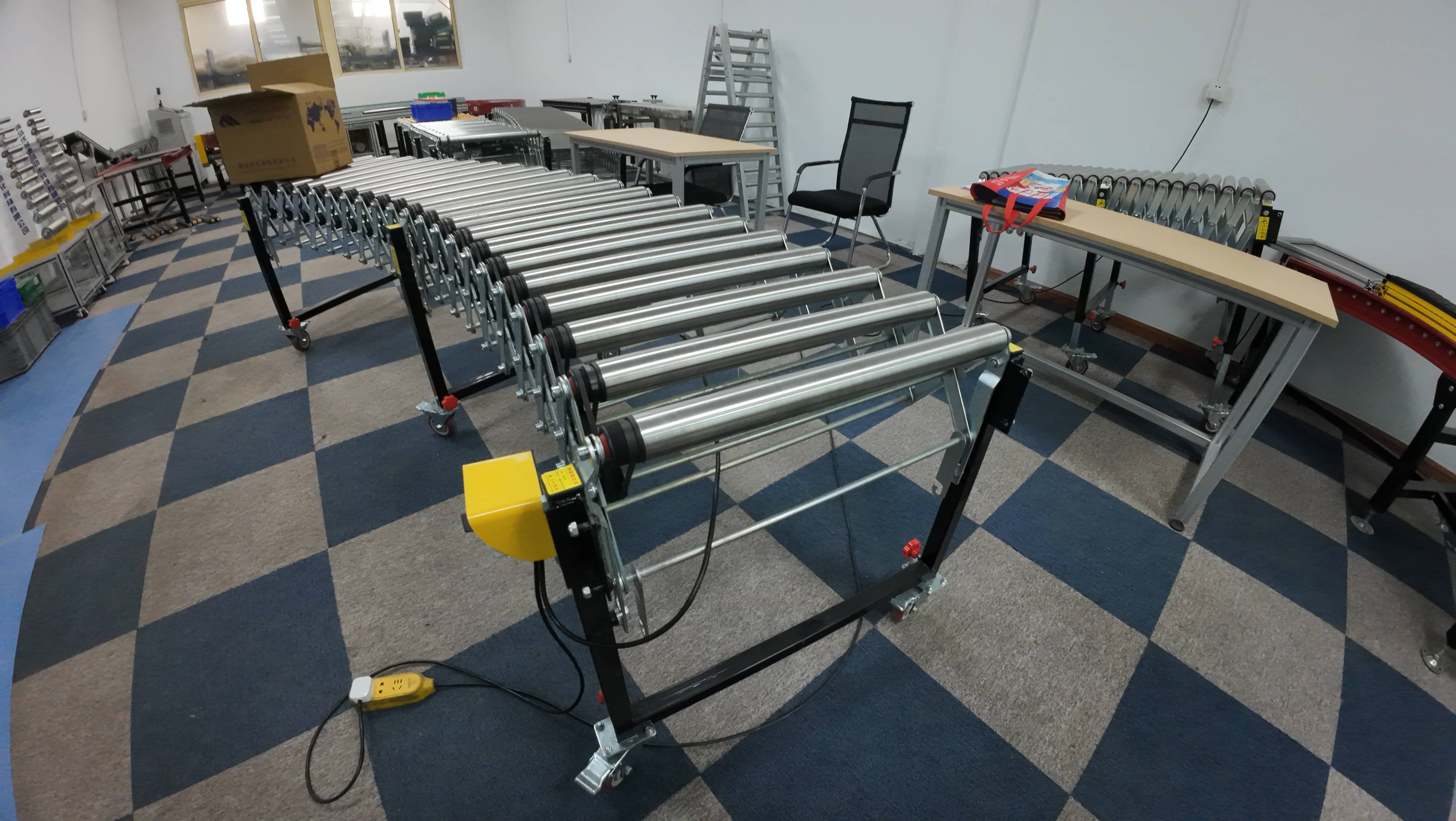 多楔带伸缩辊筒输送机:传送灵活,助力智能物流升级