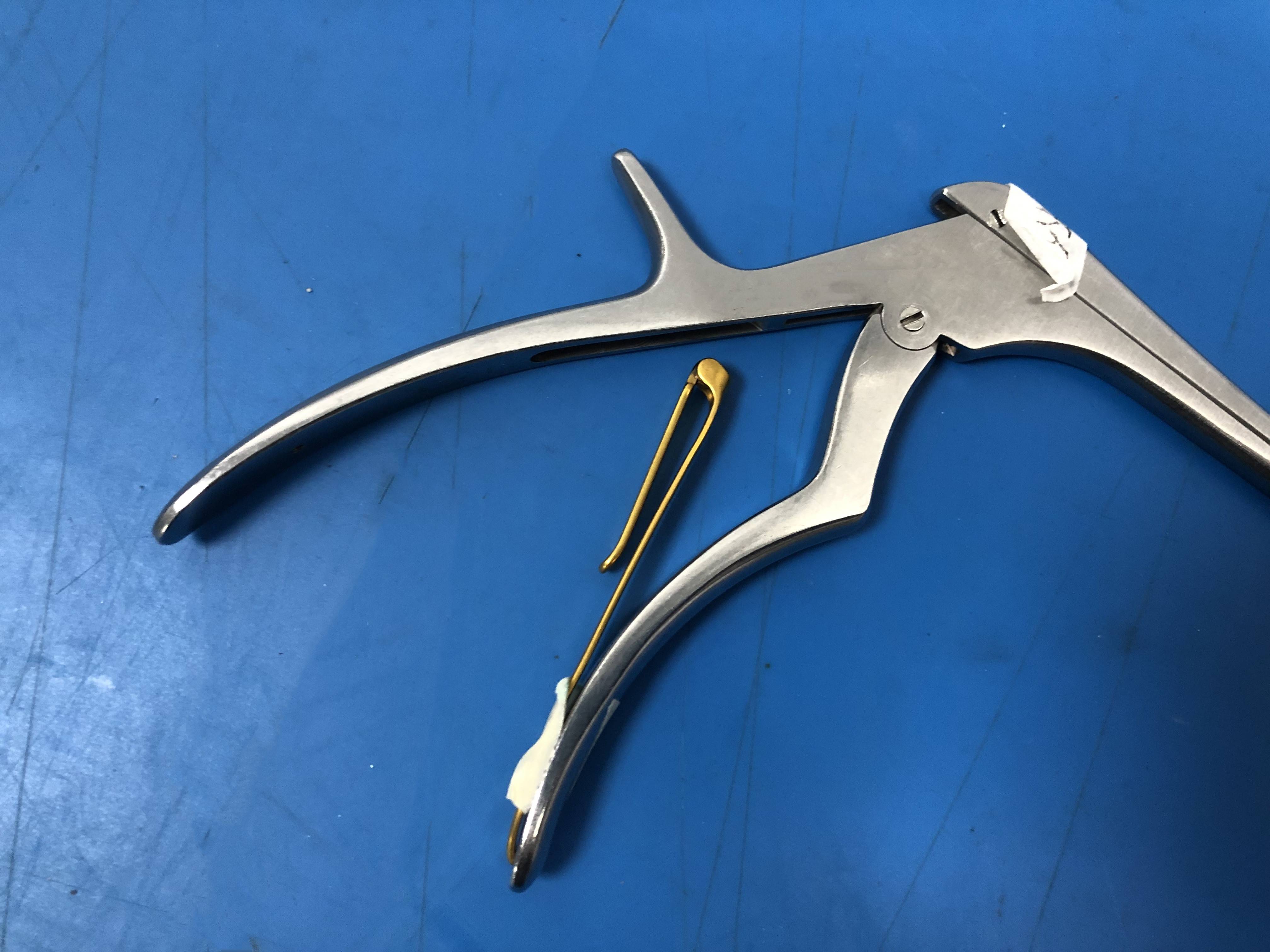 aesculap蛇牌 fk983r 咬切钳手柄弹片断能修复吗