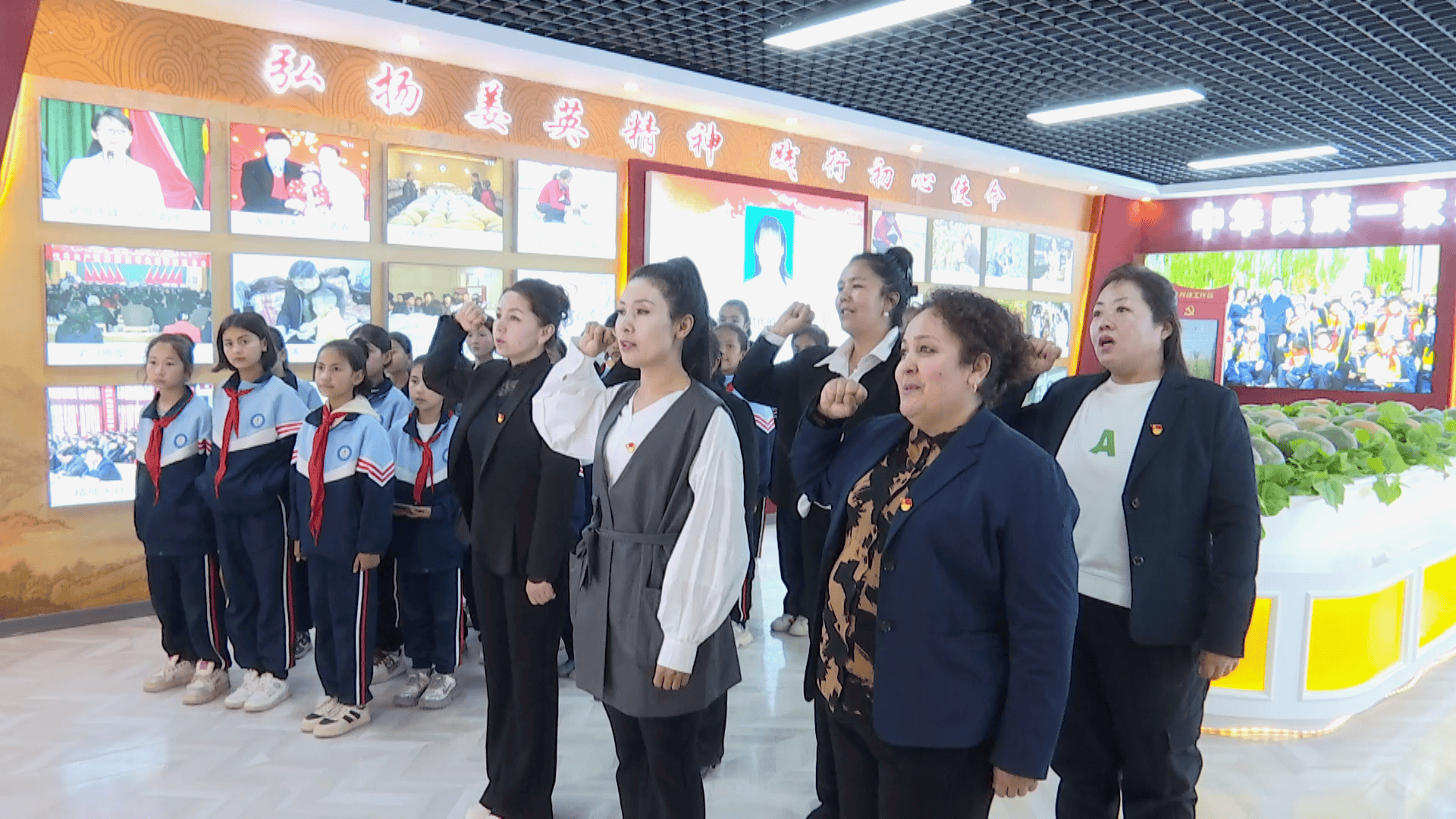 岳普湖县第一小学师生走进姜英红色教育基地 传承红色基因