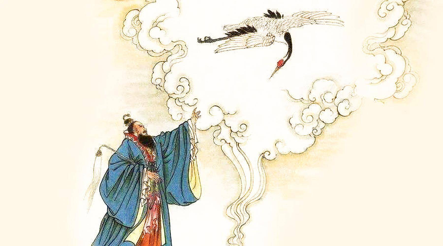 太子不忍朝纲衰败遂驾鹤西去,最终位列仙班成八仙之一 也成为天下王姓