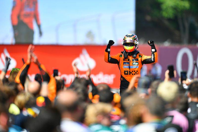 F1西班牙大奖赛：皮亚斯特里夺冠，拉塞尔与维斯塔潘碰撞引发热议