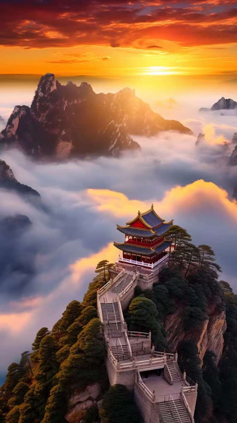 河南老君山美景