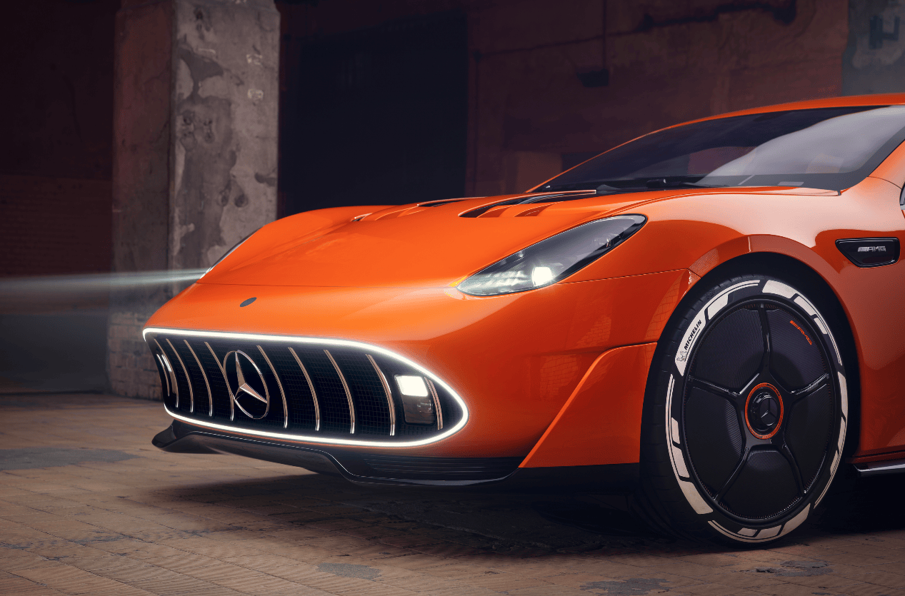 三电机1340马力/风阻0.198 AMG GT XX Concept官图发布