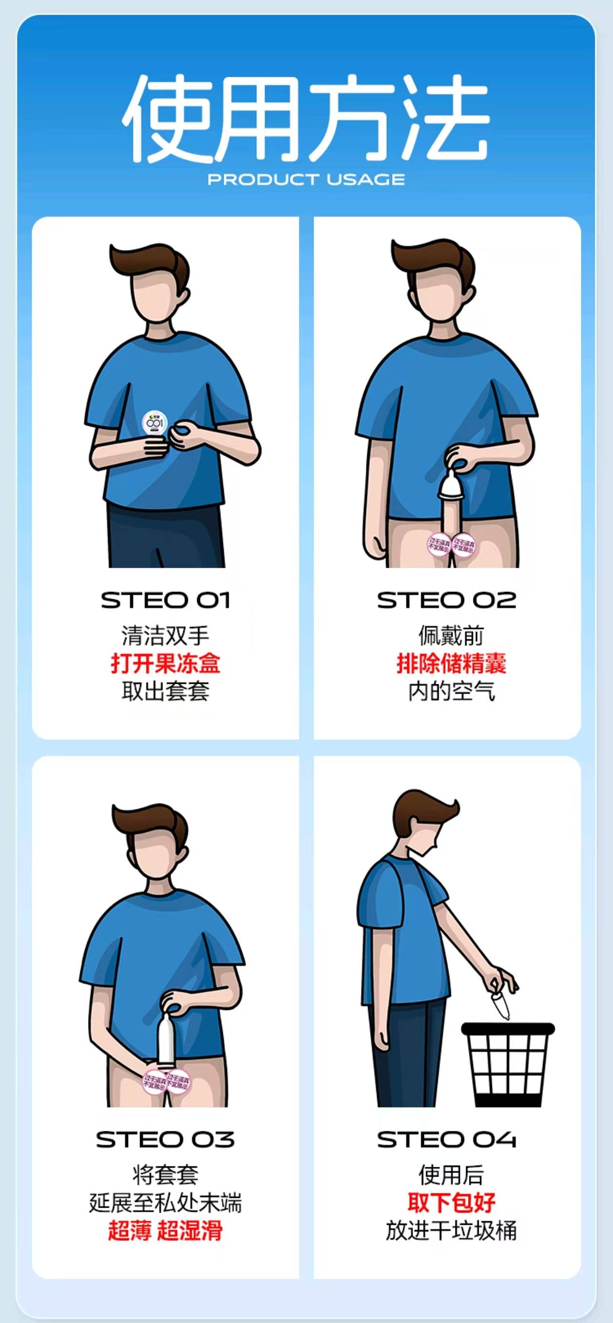 避孕套的7个错误用法