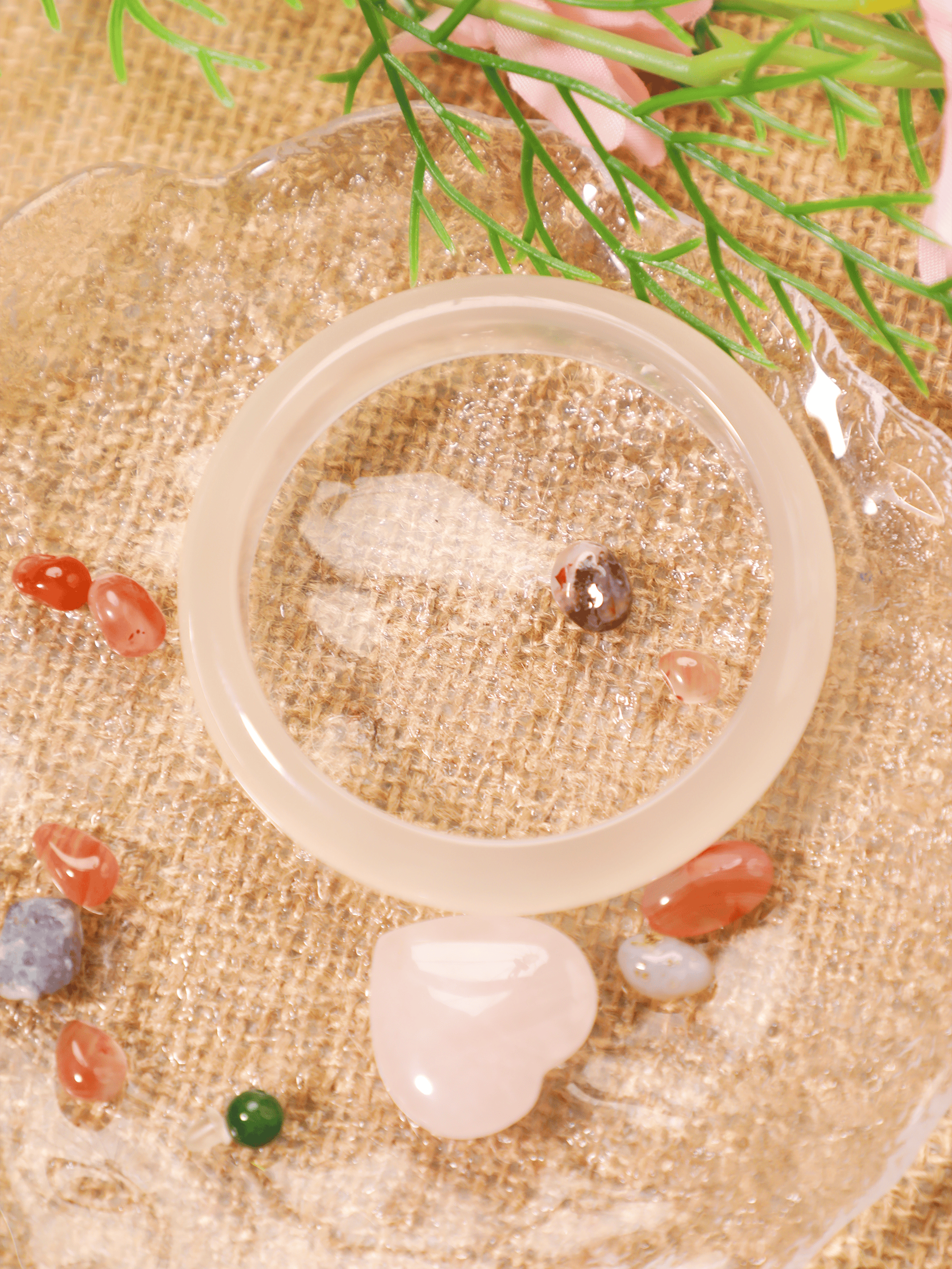 易氏珠宝高冰荔枝冻玛瑙玉镯,戴上就是人间白月光!