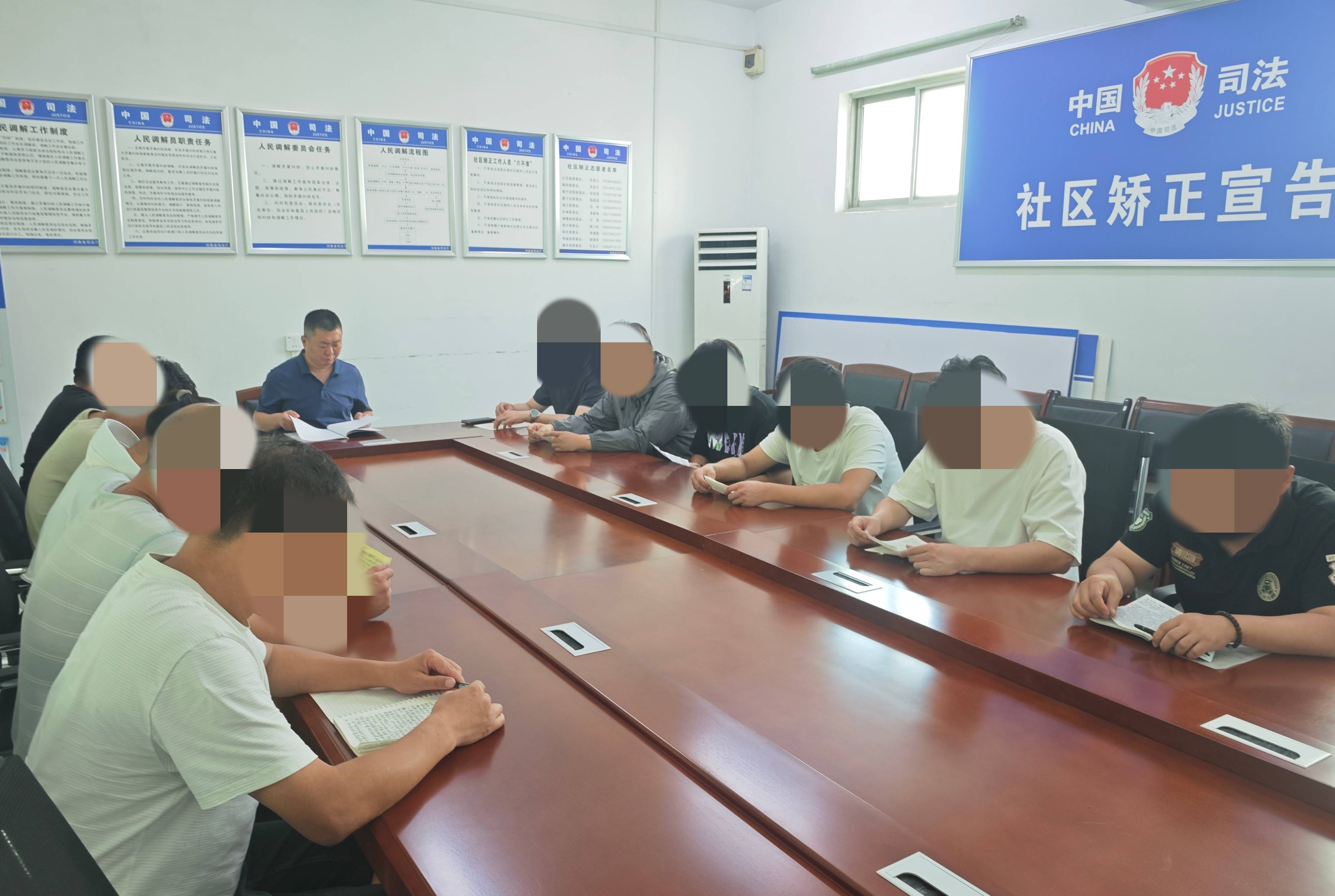 西华县司法局箕子台司法所做好"九三阅兵"期间安全稳定工作