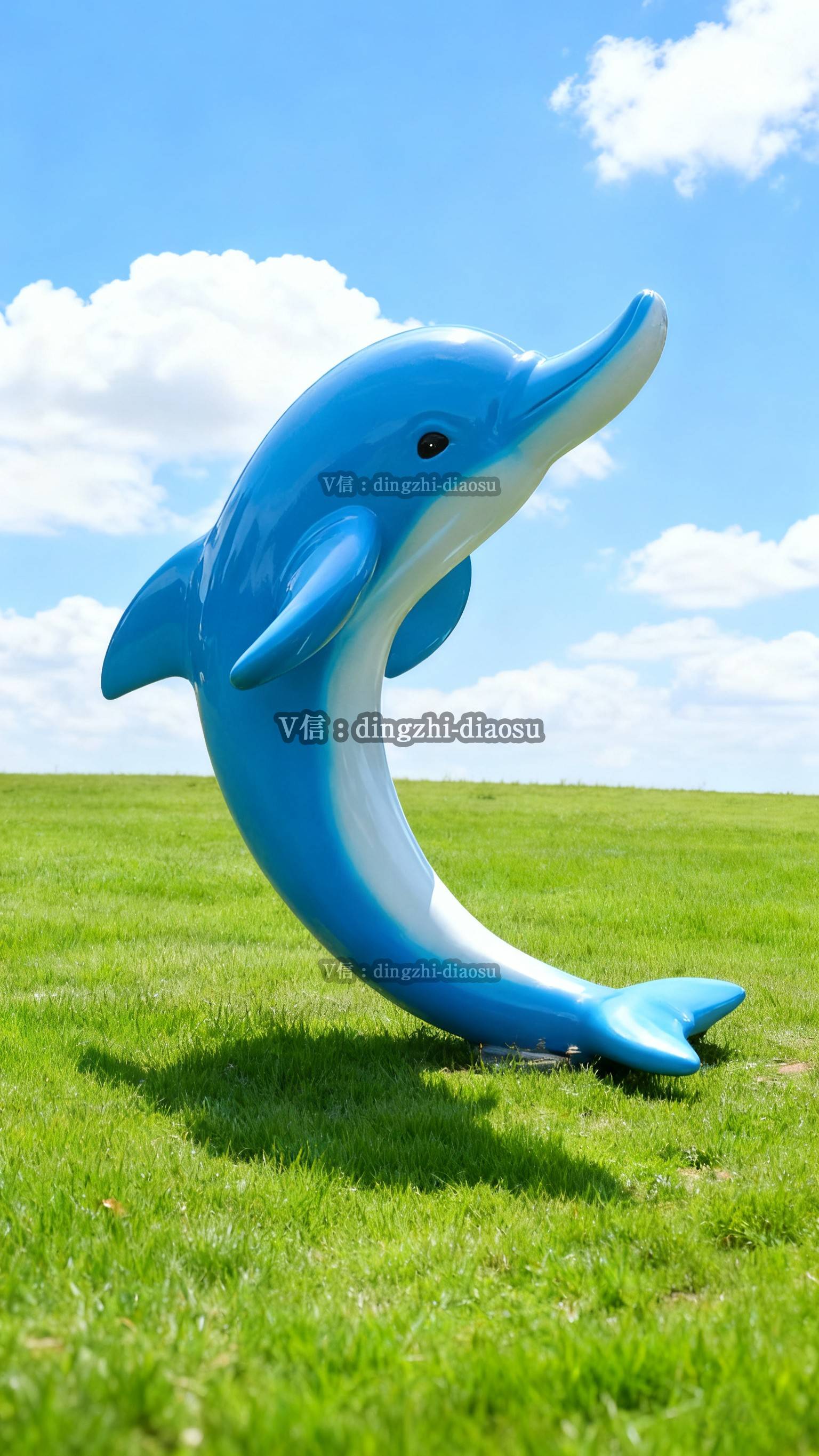 老牌加工厂玻璃钢海豚雕塑定制,开启艺术与功能兼具之旅