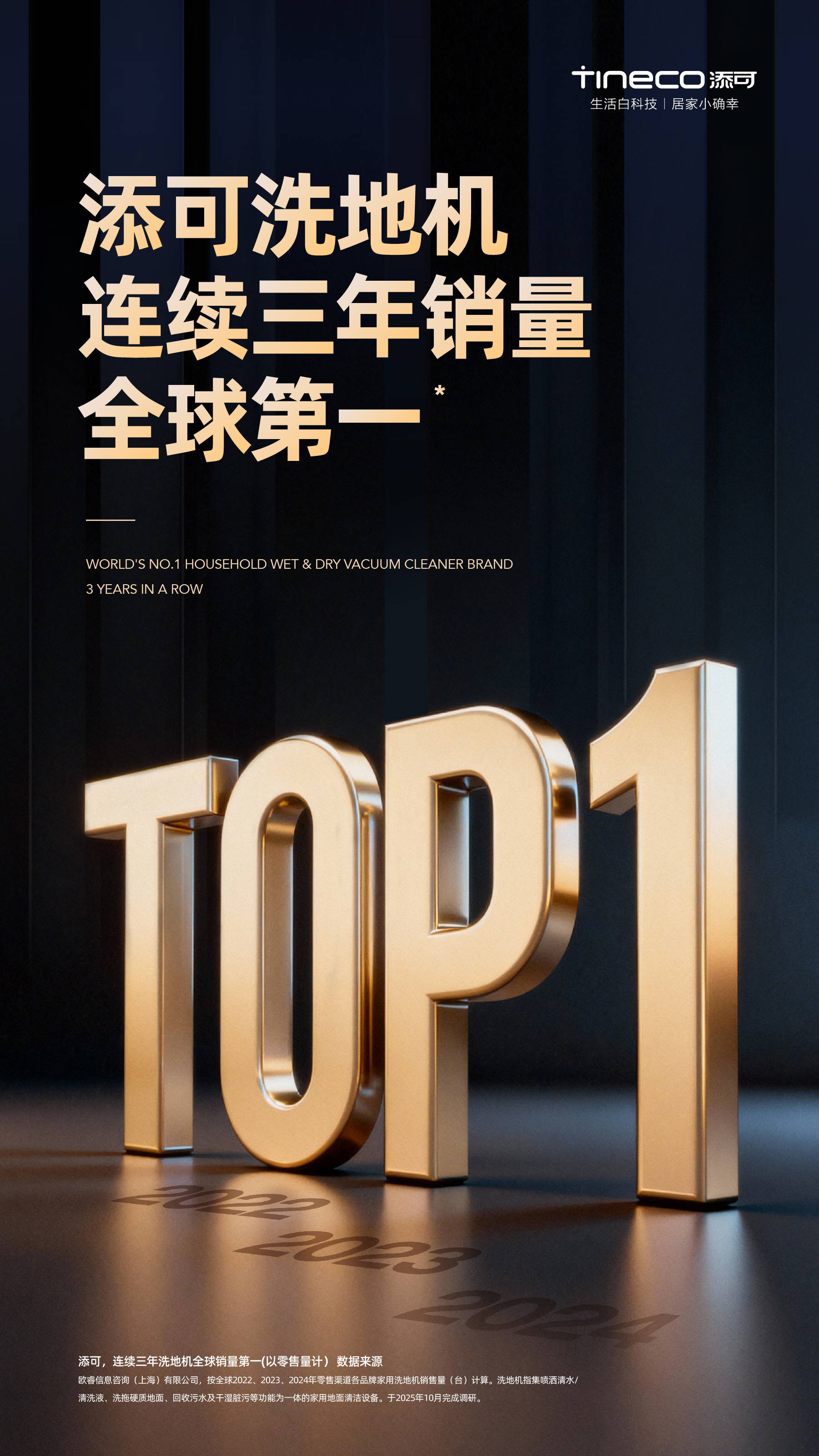 三重领跑：添可洗地机销量连续三年全球第一与中国智造的进化密码