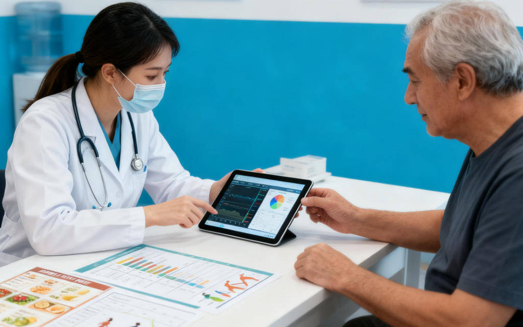 便民健康驿站引进鹰演让全身健康筛查*方便