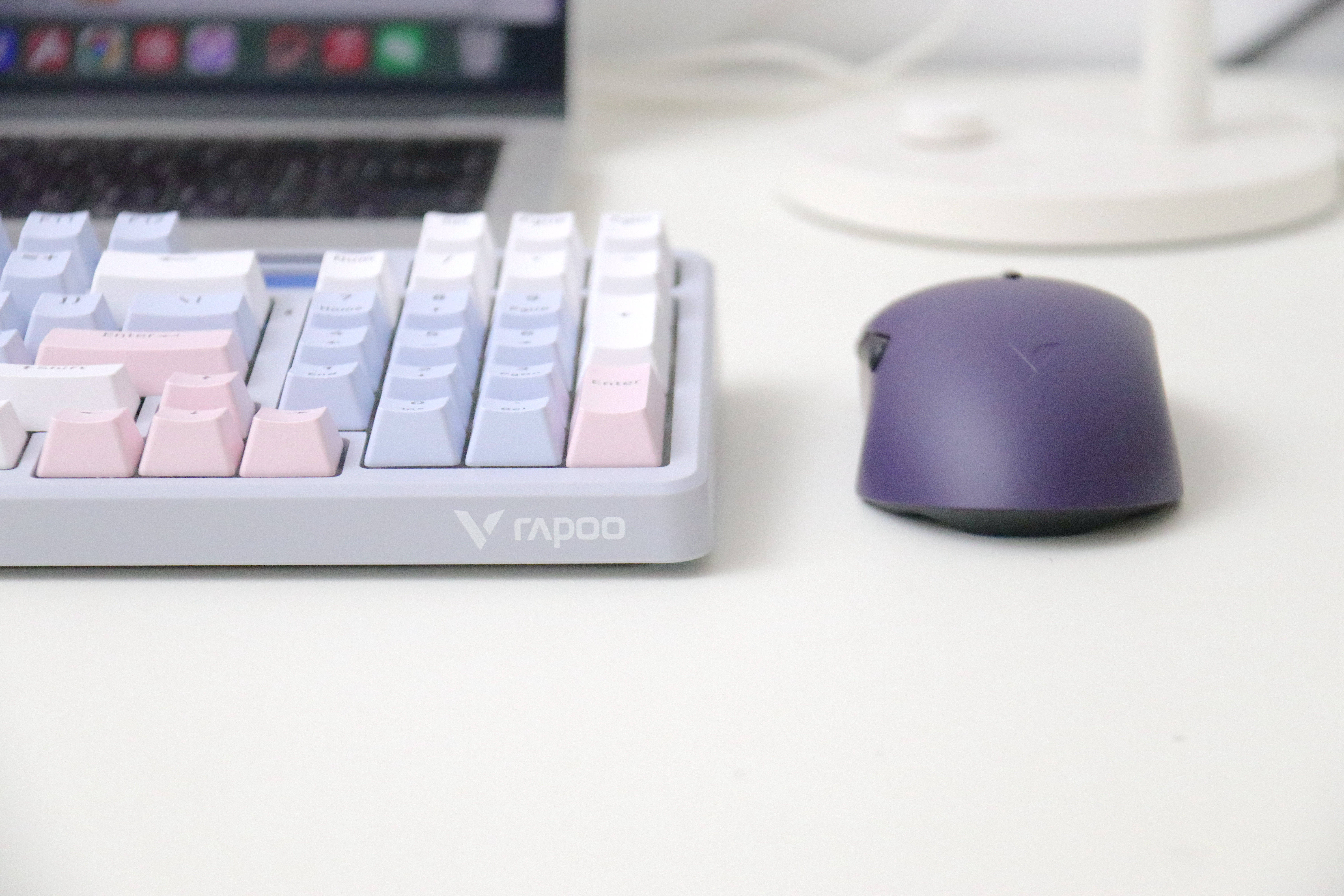 最强续航无线键鼠套装雷柏VT9MAX鼠标搭配V700DIY-98长续航版键盘，无线连接，不再续航焦虑