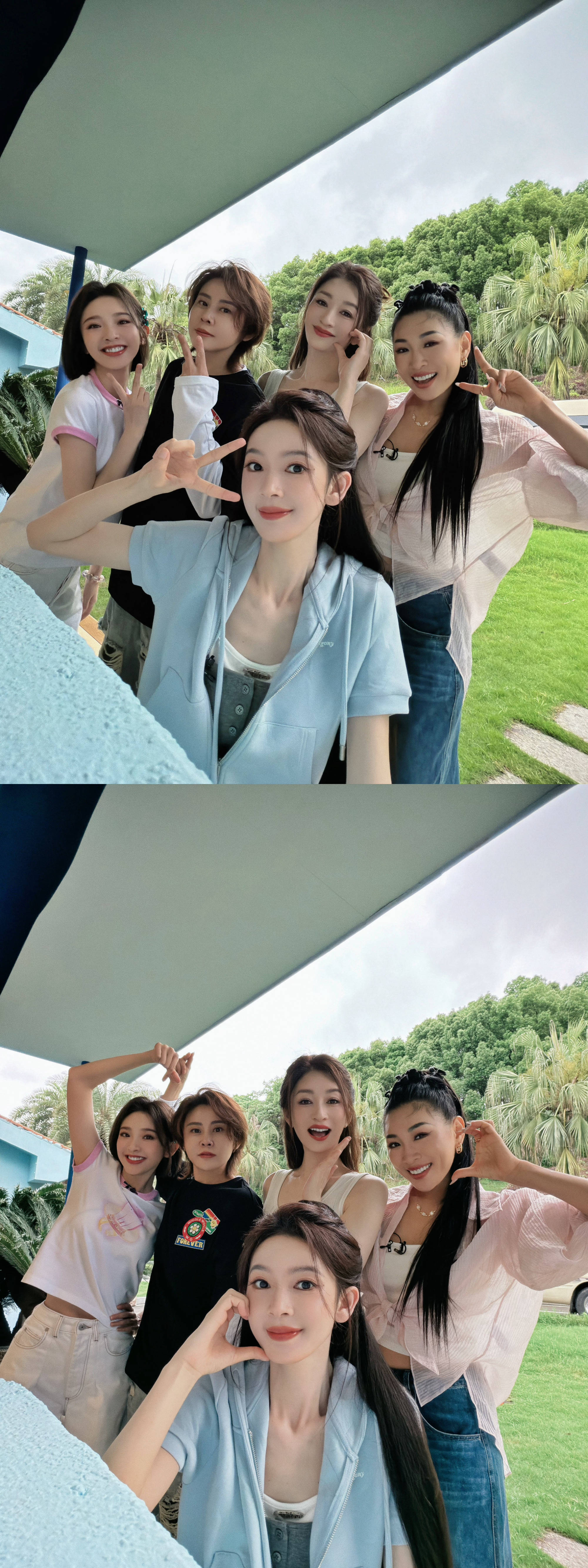 陈瑶晒与王濛李小冉合照 感谢尚雯婕萨顶顶的大师课