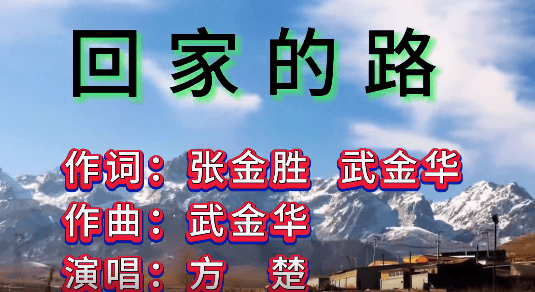【词曲艺术家】武金华——歌曲《回家的路 》【二】