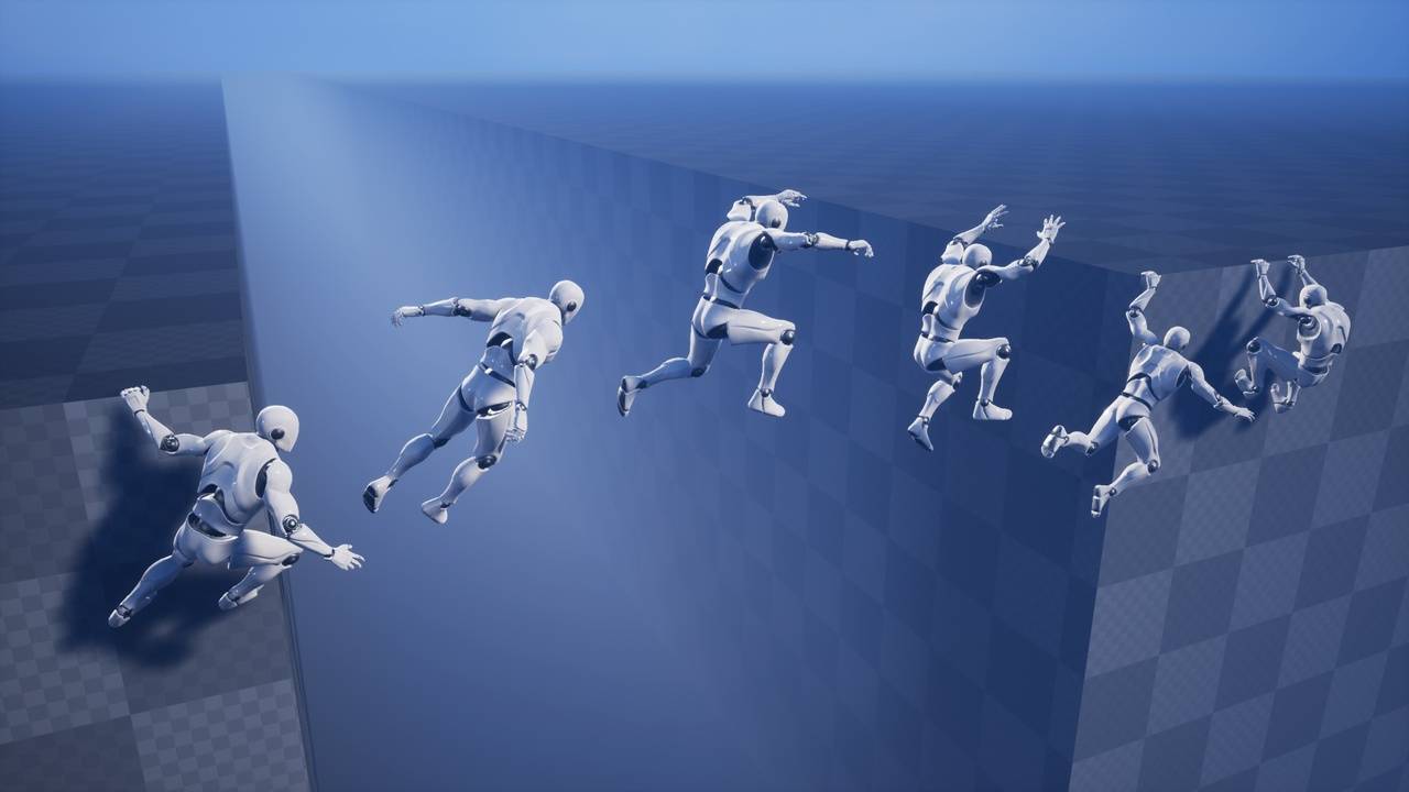 ue5第三人称攀爬边缘动画包