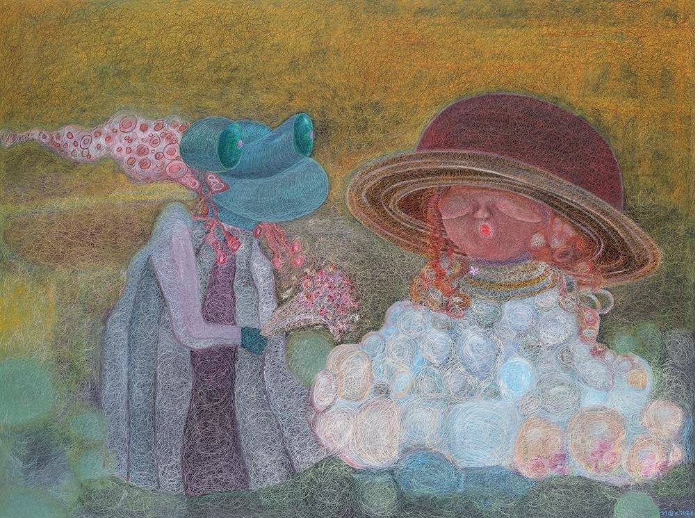 小世界的纯美2021 布面油画150x200cm.jpg