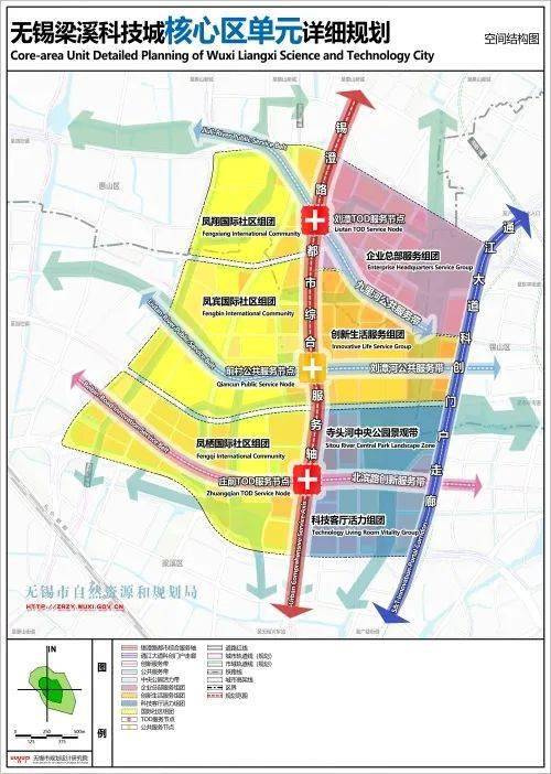 無錫梁溪科技城核心區單元詳細規劃批前公示!