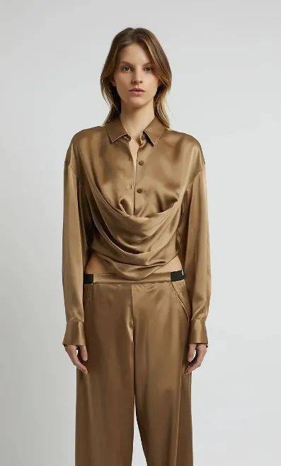 衬衫流行趋势:围裹女式衬衫_的设计_时尚_款式