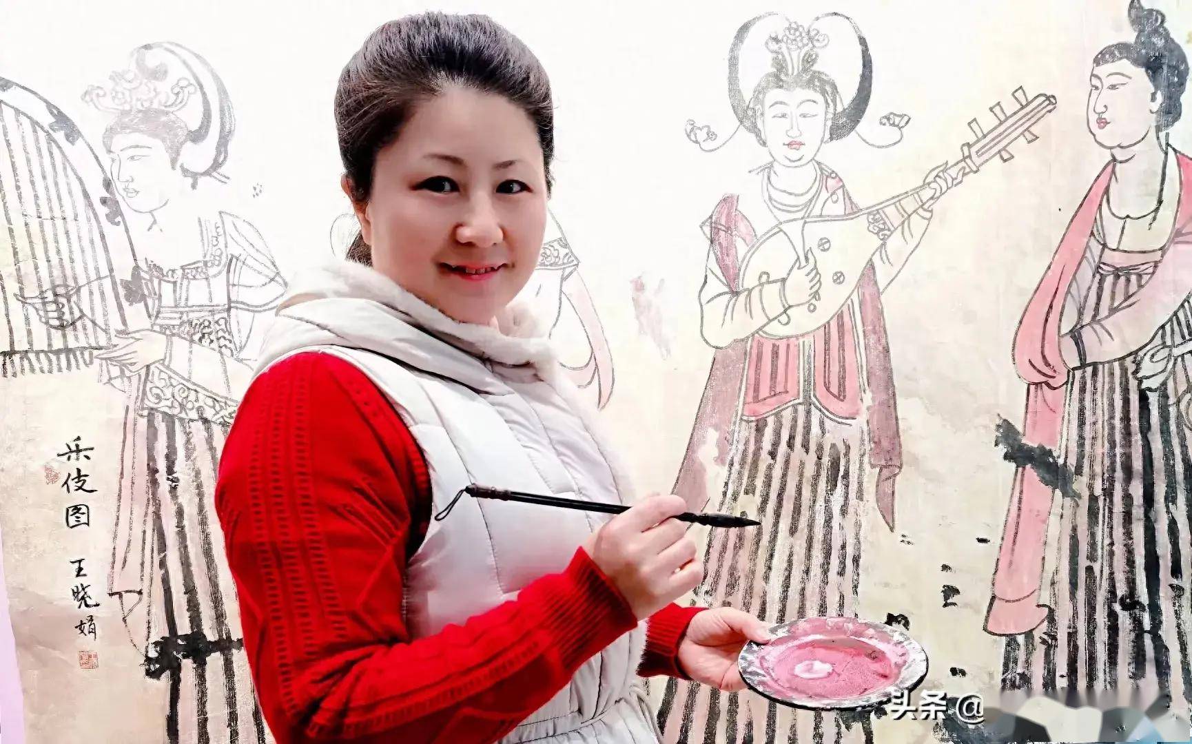 赞陕西省咸阳市画家王晓娟老师绘画艺术作品 文/李景宁_扬帆_励志_泽