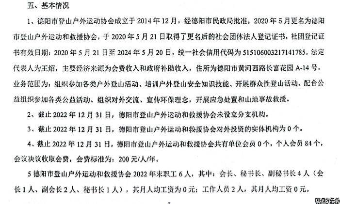 總結:2023年度德陽市登山戶外運動和救援協會及德陽尖峰救援隊的不懈