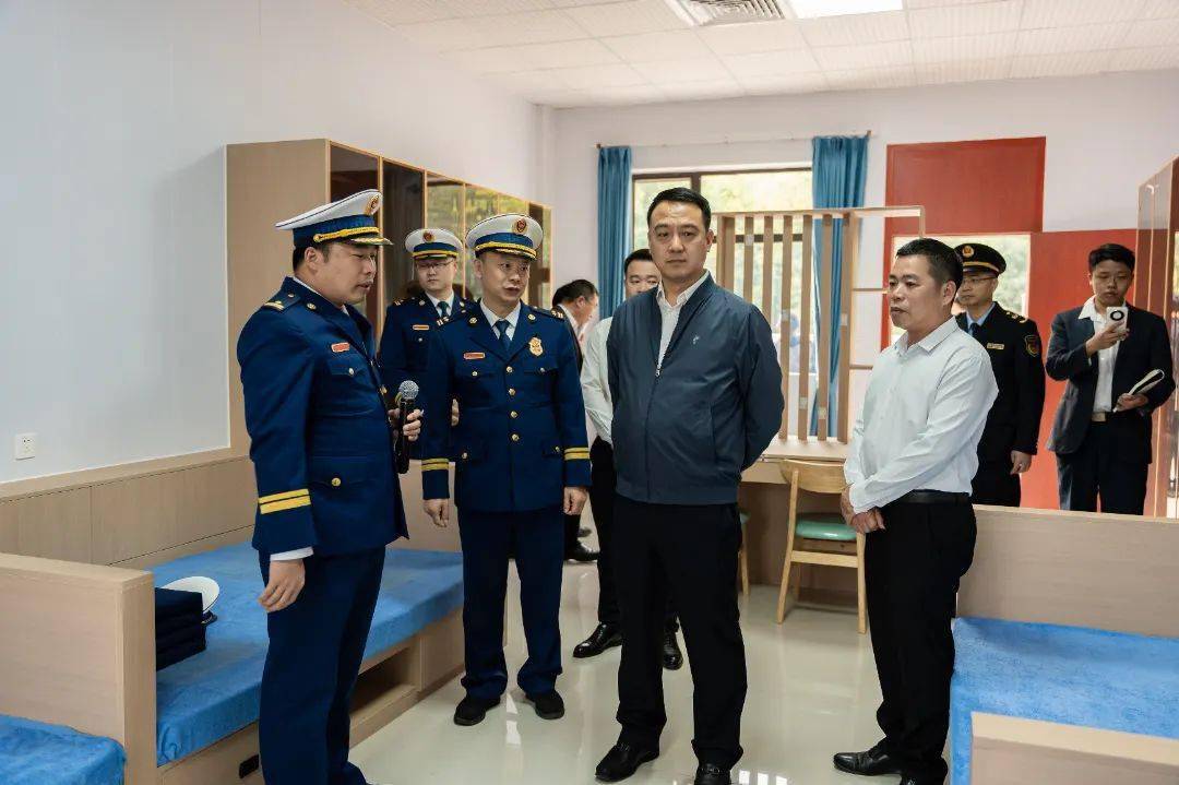 阳江市委副书记,市长余金富到阳江支队阳春大队调研指导_救援_建设