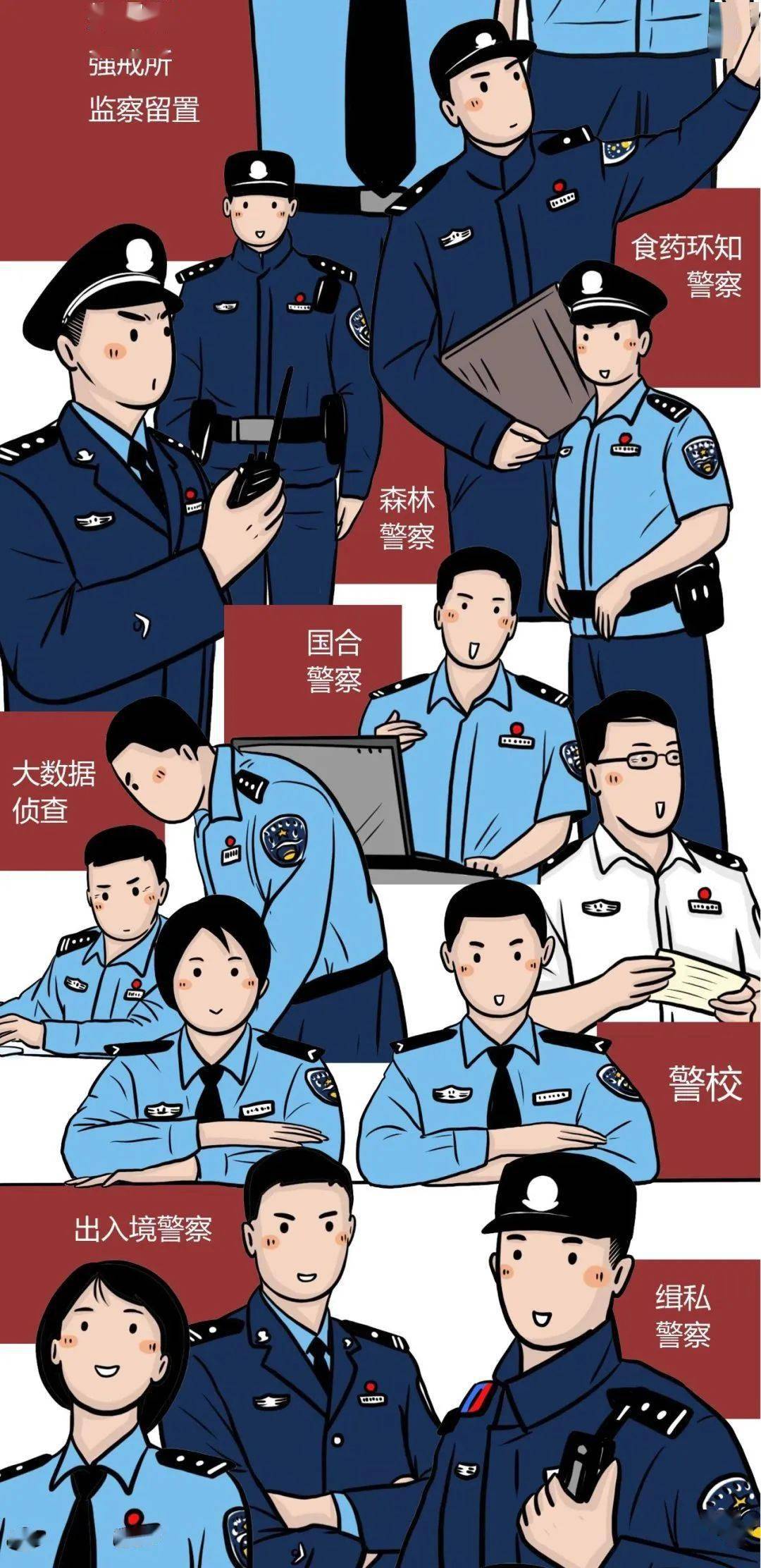 中国人民警察节丨警察蜀黍那么多,警衔警种如何辩?