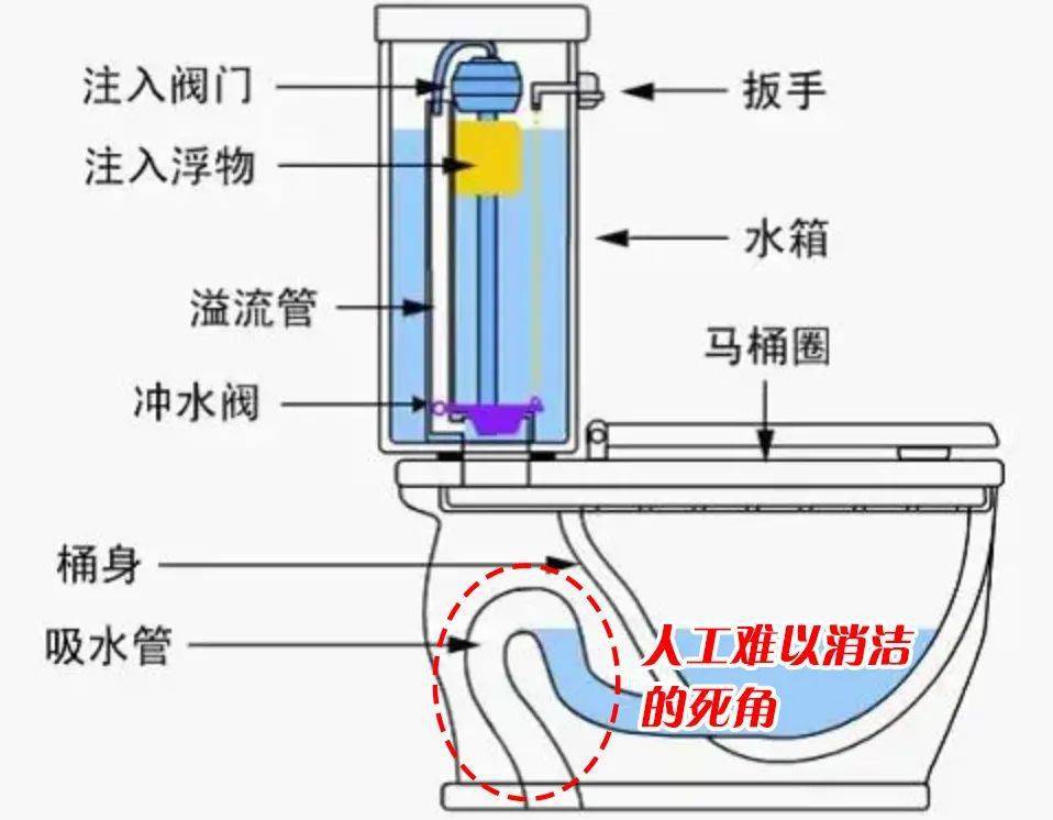 厕所构造图片