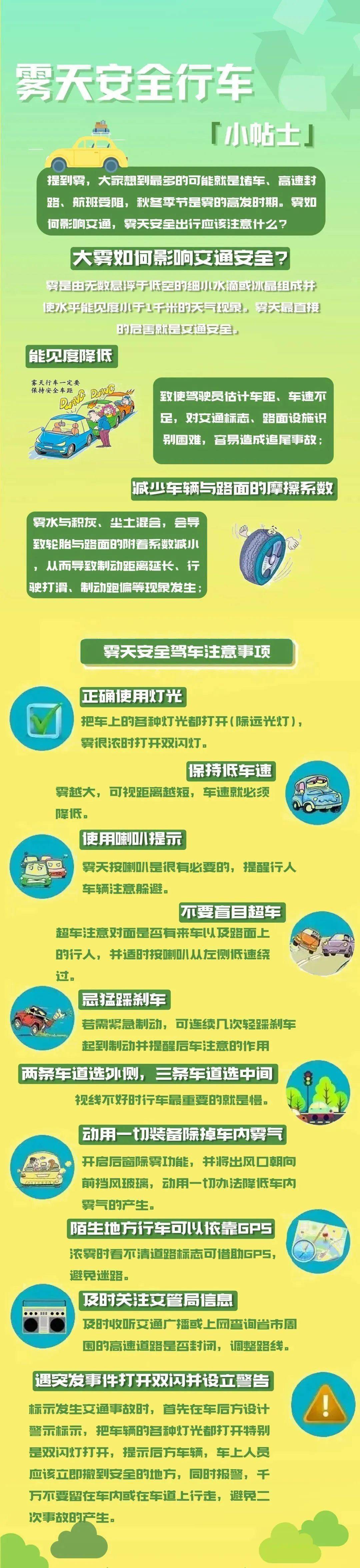 雾天注意安全的图片图片