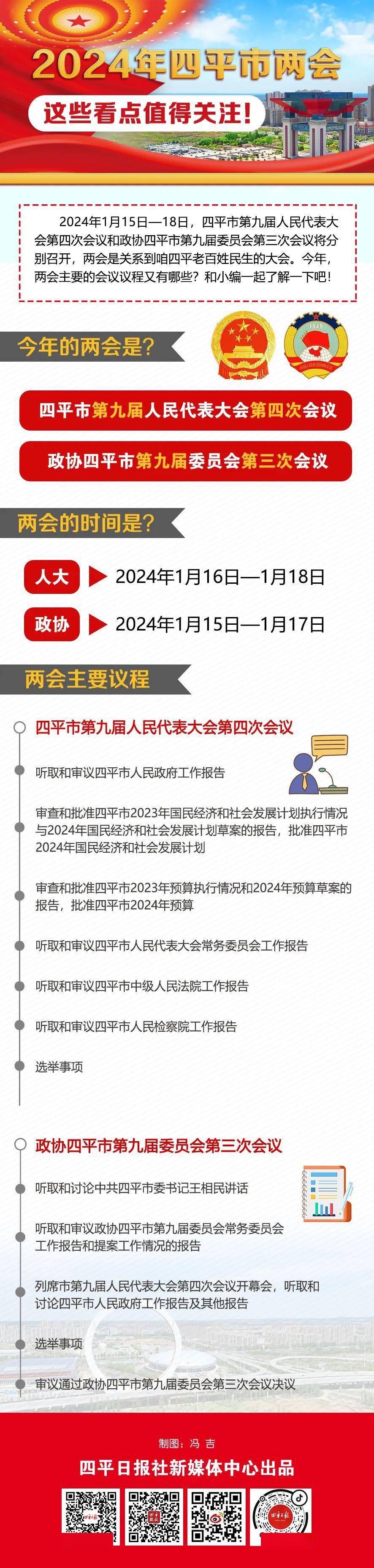 2024年四平市两会这些看点值得关注_来源