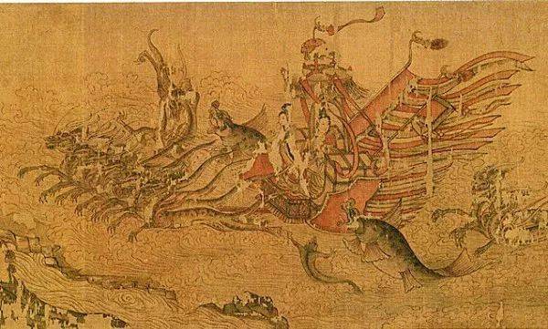 龙年将至,一起欣赏国画中的龙!_陈容_局部_九龙