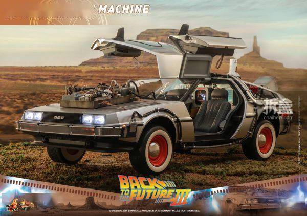 hottoys 回到未来3 德罗宁时光车 1/6电影可动人偶载具_马丁_比例